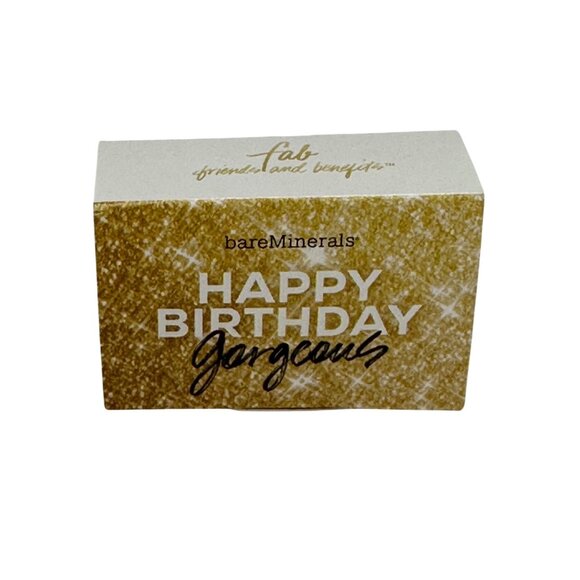 BareMinerals Happy Birthday Gorgeous Water Lily Eyeshadow Gold Sparkle Packaging - Picture 5 of 9